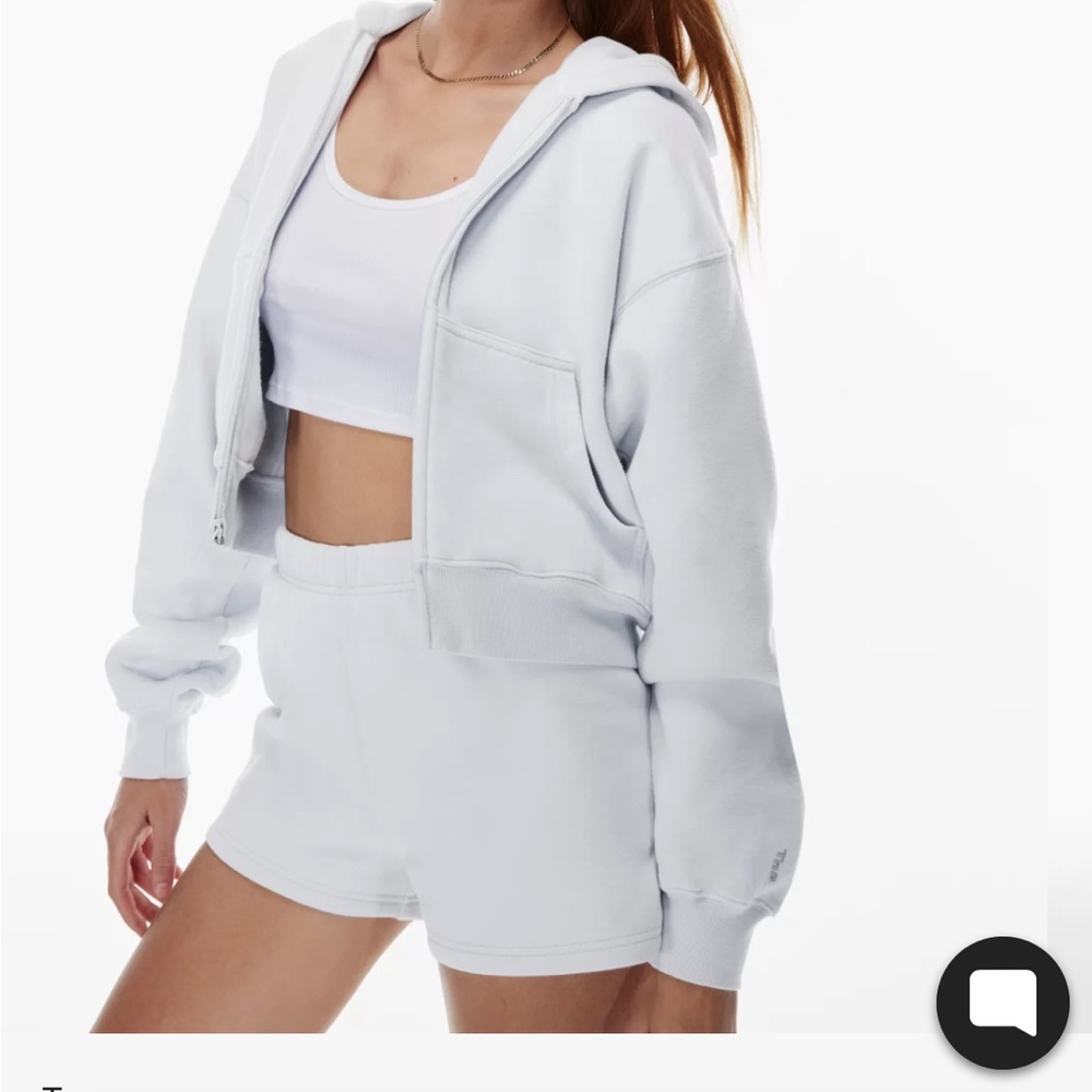 Aritiza cozy boyfriend zip hoodie